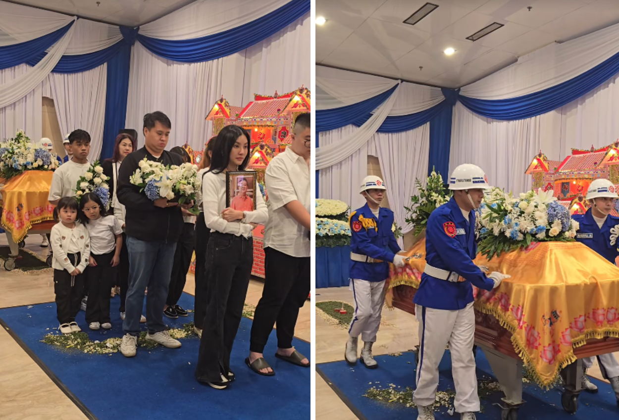 Antar Ayah ke Peristirahatan Terakhir, Sarwendah Tertatap Pilu sembari Genggam Foto Hendrik Lo