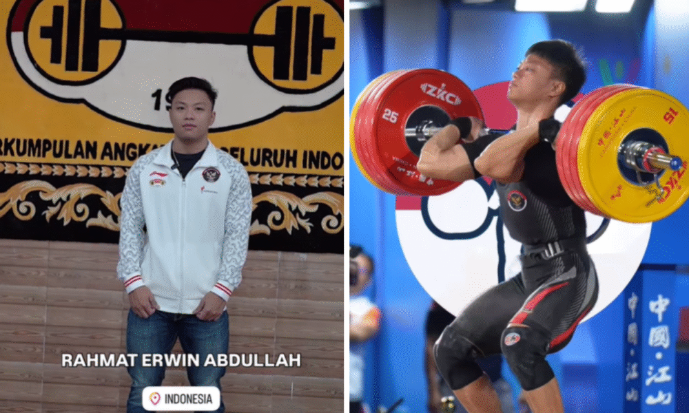 Rekor Atlet Angkat Besi Indonesia Rahmat Erwin Diakui Guinness World Records