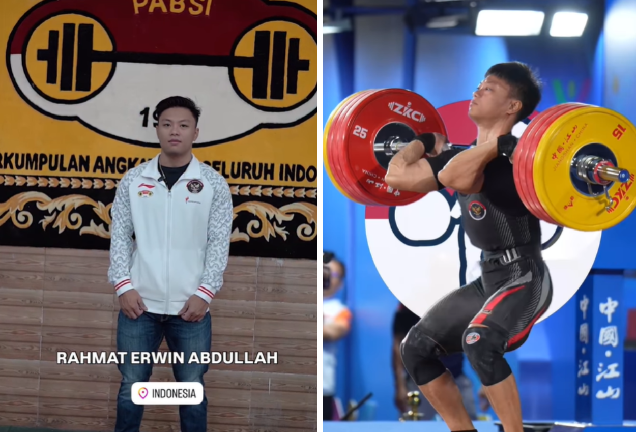 Rekor Atlet Angkat Besi Indonesia Rahmat Erwin Diakui Guinness World Records