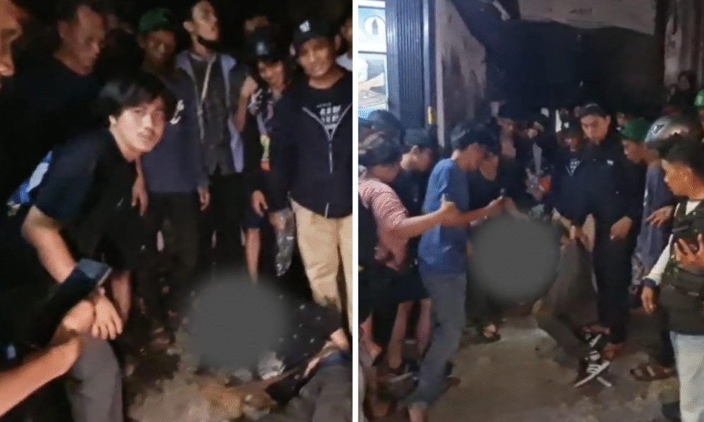 Keciduk Lakukan Aksinya, Dua Begal di Jakbar Babak Belur Diamuk Warga