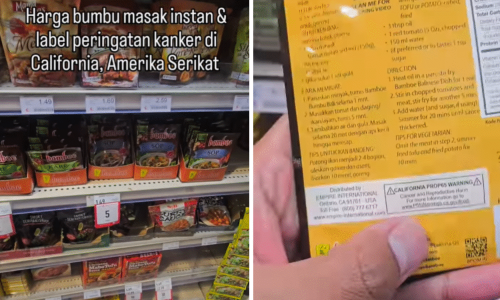 Heboh! Bumbu Instan Indonesia Dilabeli Peringatan Kanker di California, Ini Faktanya
