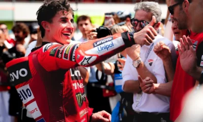 Marc marquez juara motogp jerman, selebrasi pakai gaya pacu jalur riau