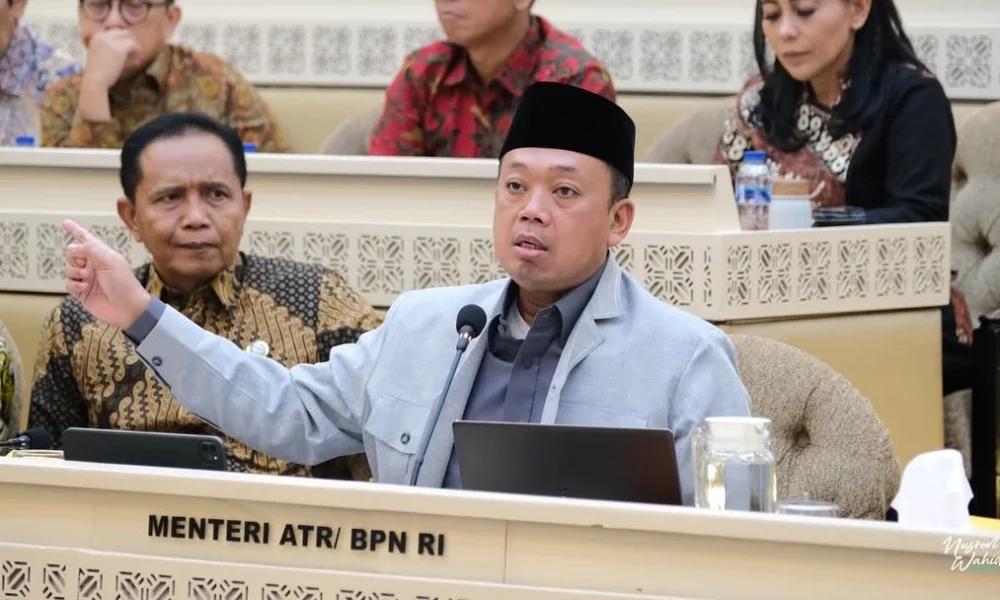 Menteri atr sebut hampir 50% lahan indonesia dikuasai 60 keluarga elite