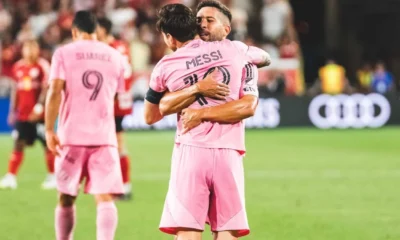 Messi dan jordi alba dihukum mls larangan 1 permainan usai absen di laga mls all star