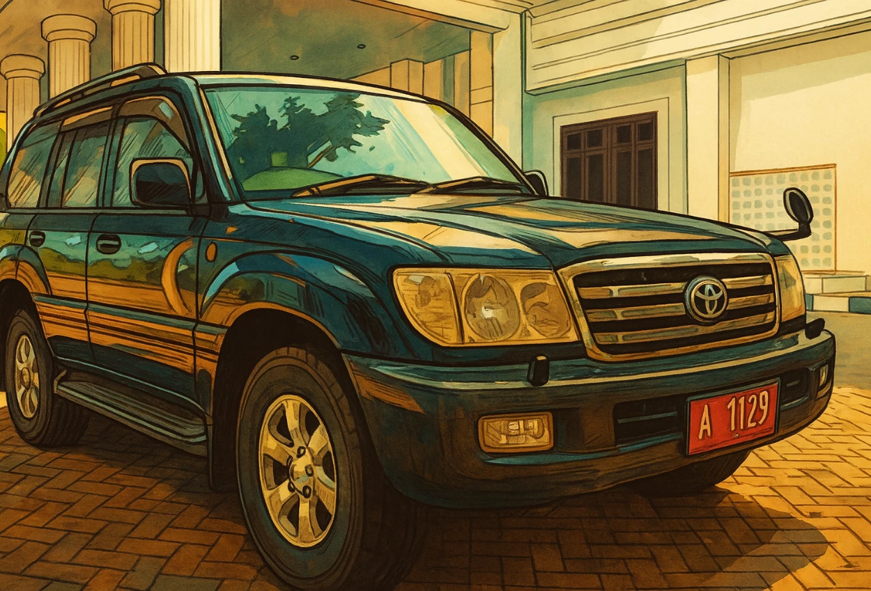 Mobil dinas land cruiser ratu atut chosiyah dilelang pemprov banten