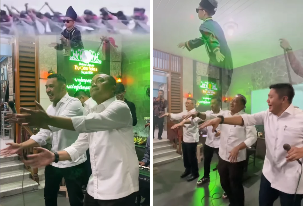 Momen giring hingga mayor teddy joget pacu jalur saat sambangi rumah makan solo