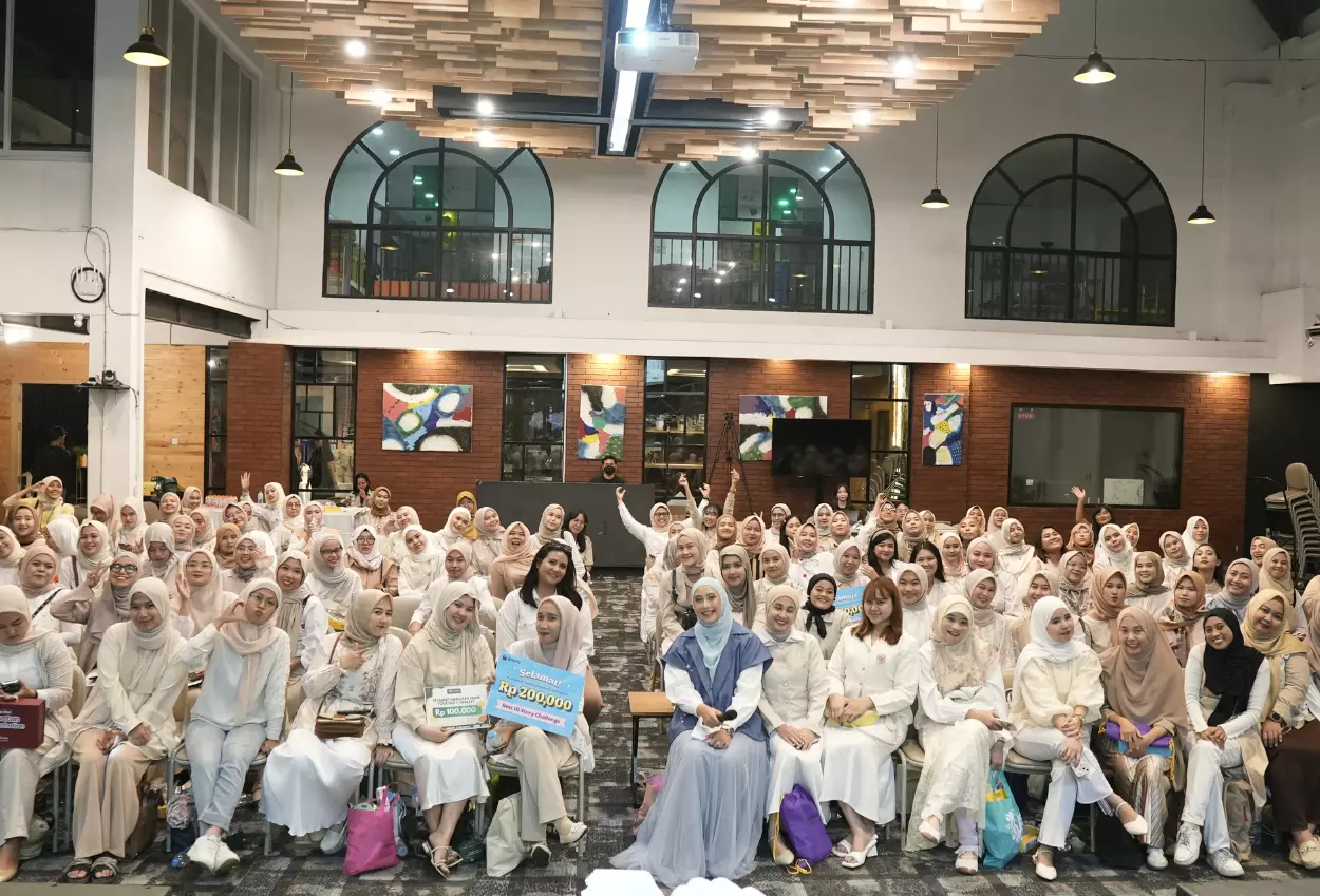 Moms gathering ibu2canggih rayakan hari keluarga nasional bersama 100 momfluencers