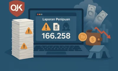 Ojk terima aduan 166.258 laporan scam, kerugian tembus rp3,4 triliun