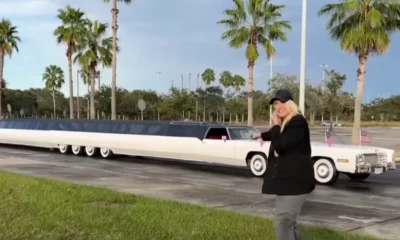 Pecahkan rekor dunia! american dream jadi mobil terpanjang yang memiliki helipad dan jacuzzi