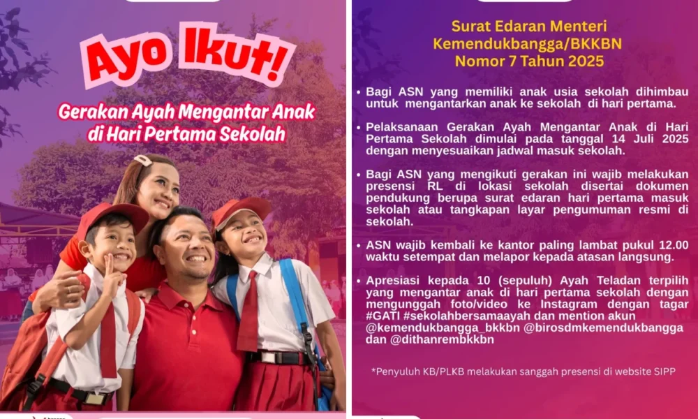 Pemerintah terbitkan surat edaran soal aturan ayah antar anak ke sekolah