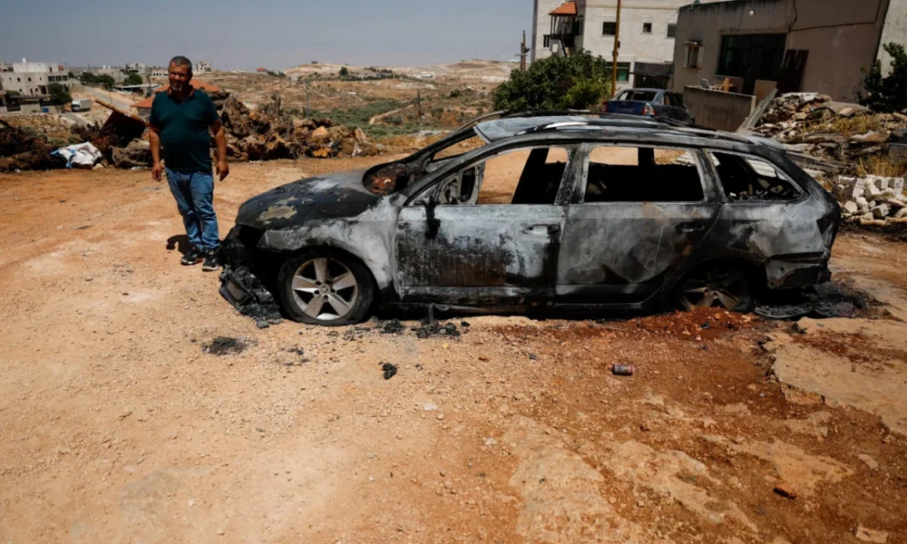 Pemukim yahudi bakar pangkalan militer israel di ramallah, idf kutuk aksi kekerasan