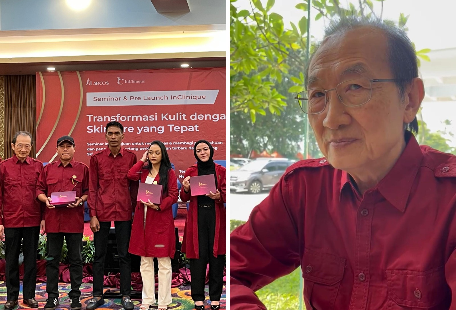 Penanggung jawab produksi inclinique, djoni tanu nyatakan produk inclinique lolos uji kualitas