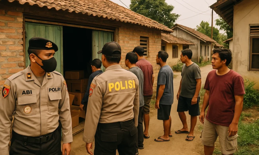 Polisi gerebek gudang repacking makanan kedaluwarsa di serpong