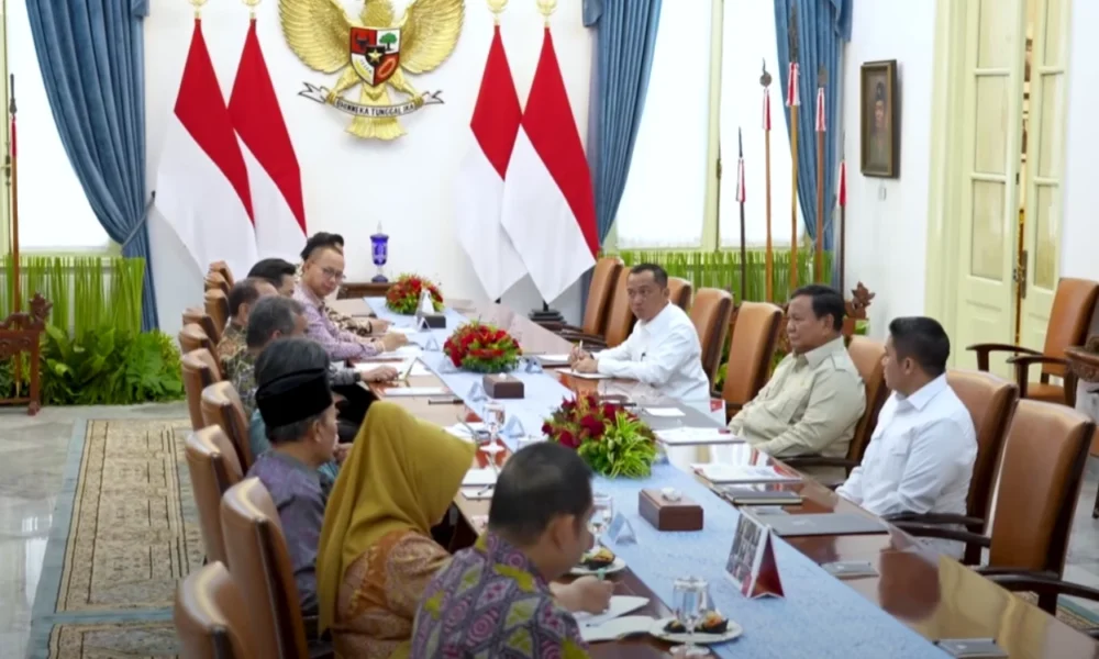 Prabowo gelar pertemuan dengan mpr, bahas apa