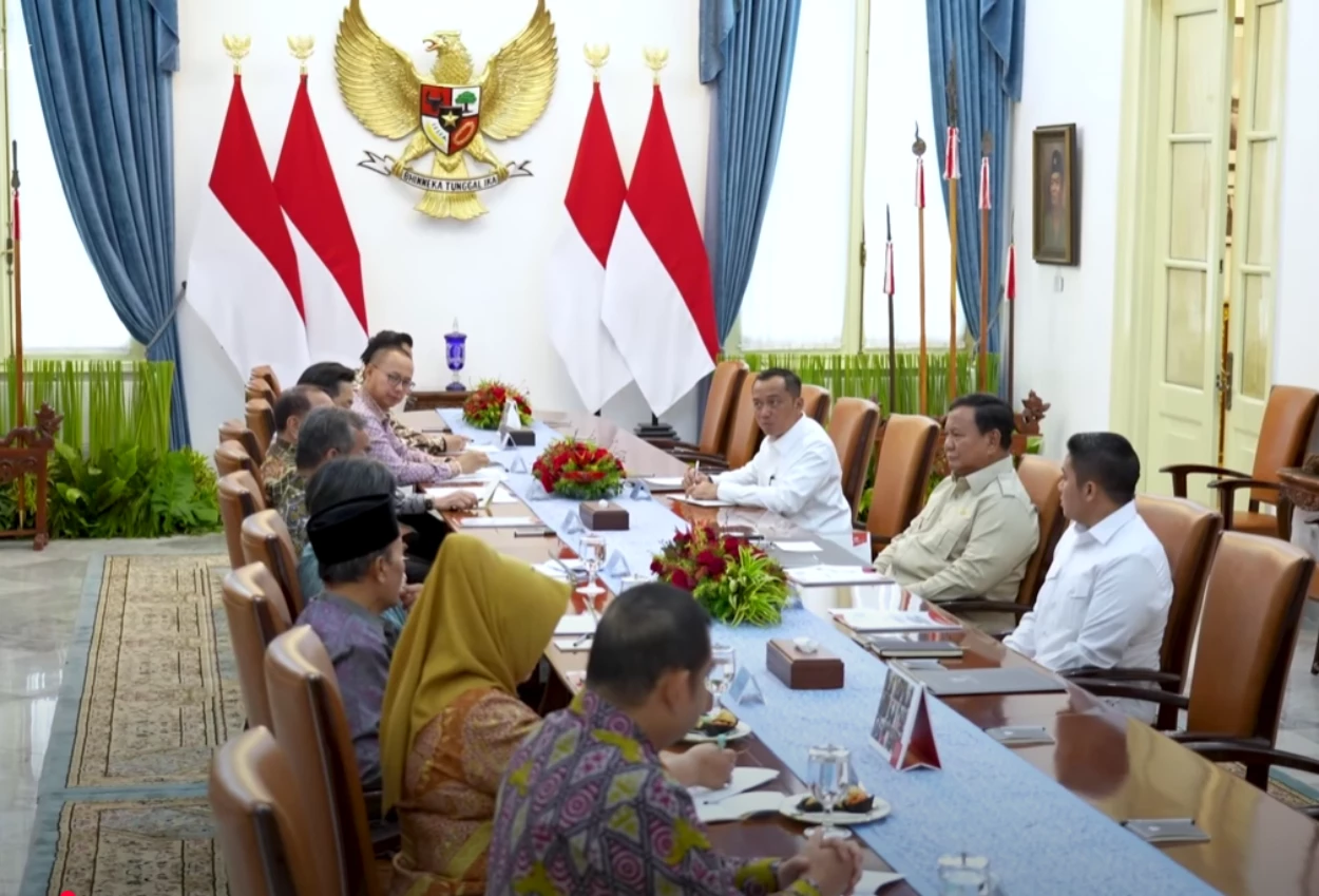 Prabowo gelar pertemuan dengan mpr, bahas apa