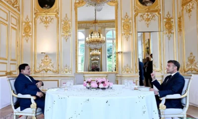Prabowo hadiri jamuan makan malam presiden macron