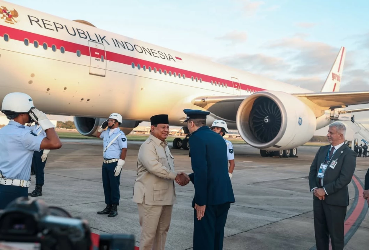 Prabowo hadiri ktt brics di brasil