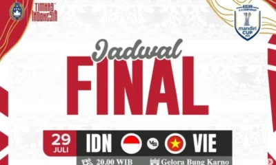 Prediksi skor final timnas indonesia u 23 vs vietnam di piala aff malam ini