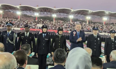 Presiden erdogan lantik dua polwan polda riau lulusan terbaik akademi kepolisian turki