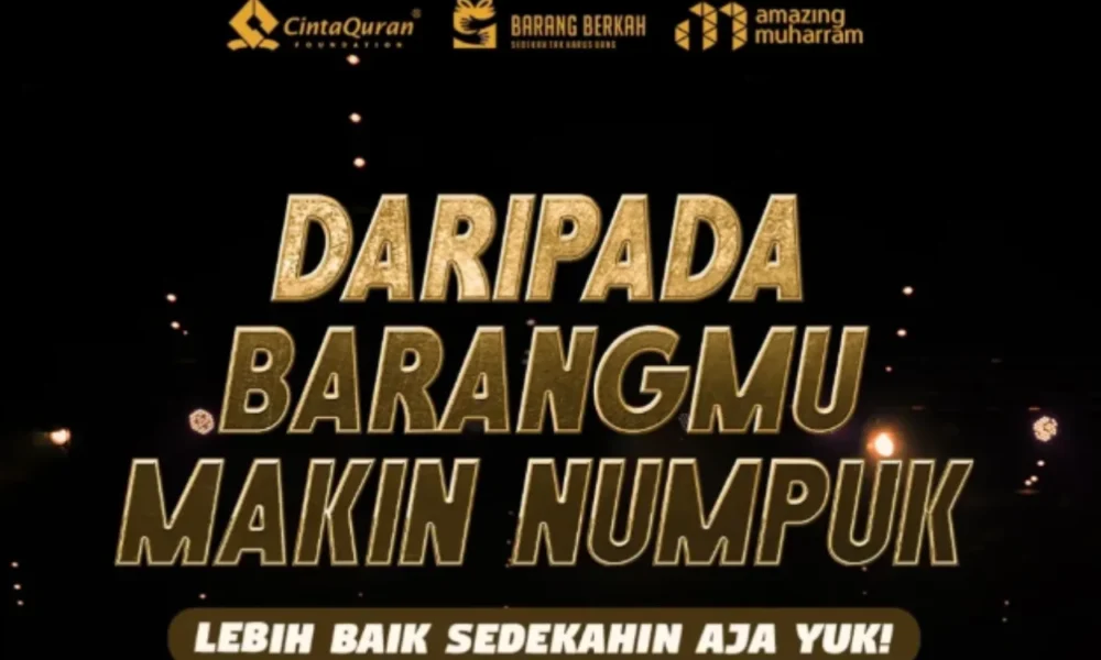 Punya barang tak terpakai donasikan di amazing muharram 14!
