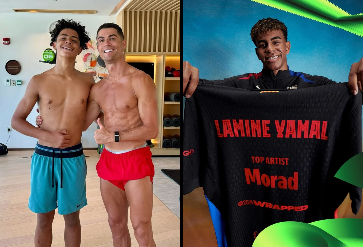 Ronaldo jr. puji lamine yamal lebih hebat dari ayahnya