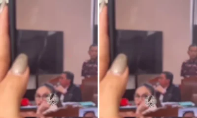 Sambil semringah, nikita mirzani acungkan jari tengah ke pendukung reza gladys