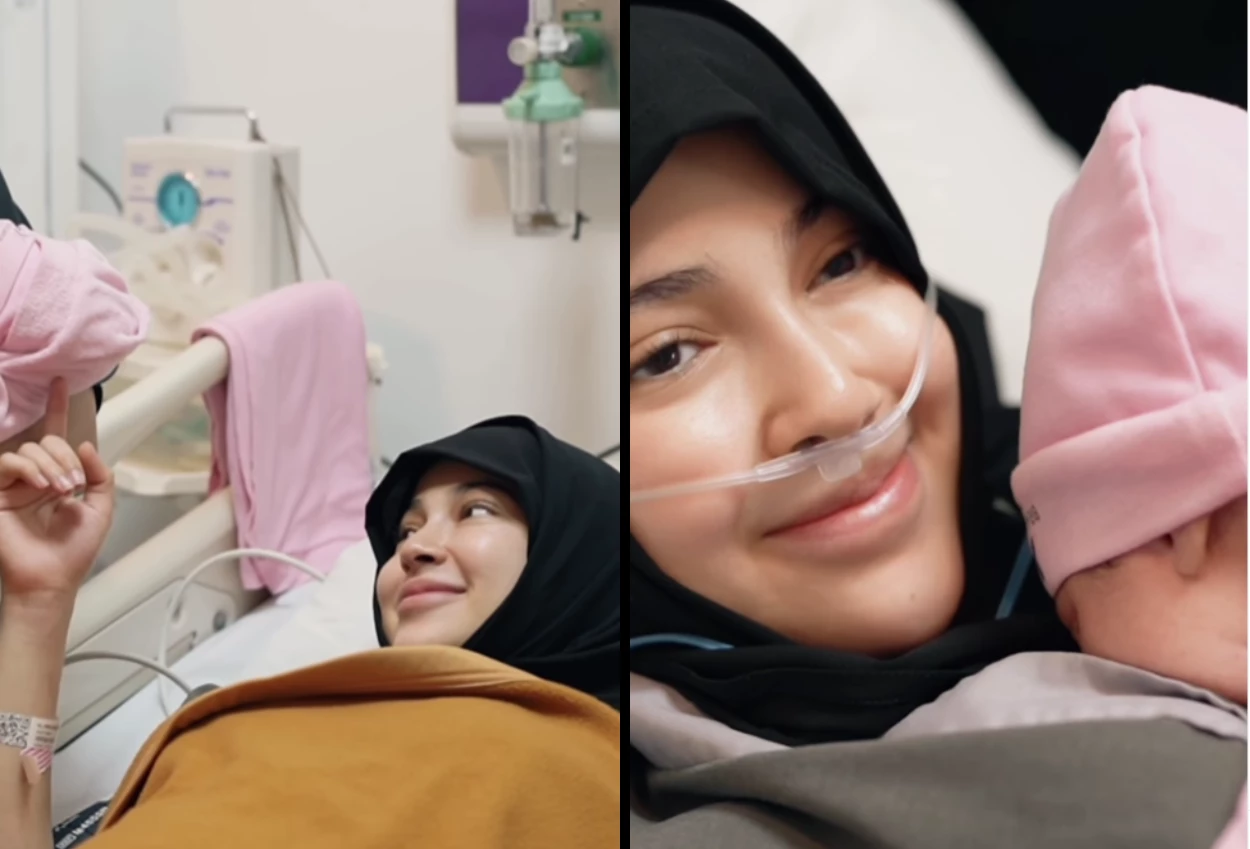 Selamat! istri yislam jaidi, miskah shafa melahirkan anak pertama