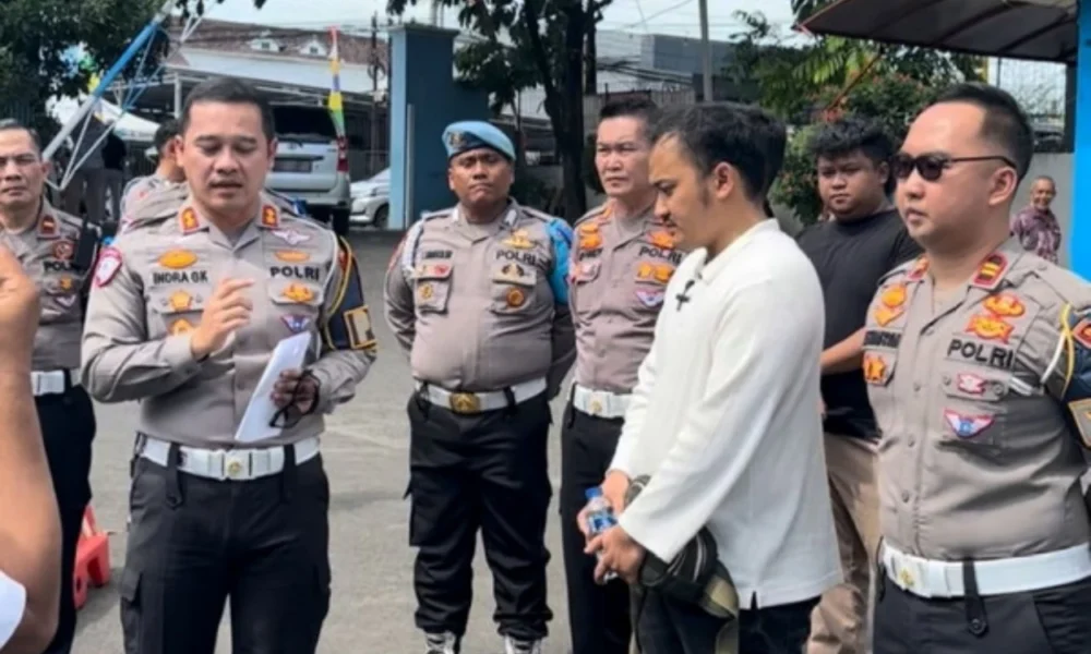 Selebrasi aura farming di jalan tol, pengendara mobil di lampung kena tilang rp750 ribu
