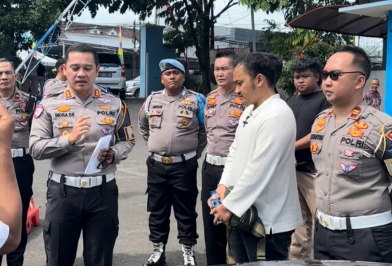 Selebrasi aura farming di jalan tol, pengendara mobil di lampung kena tilang rp750 ribu