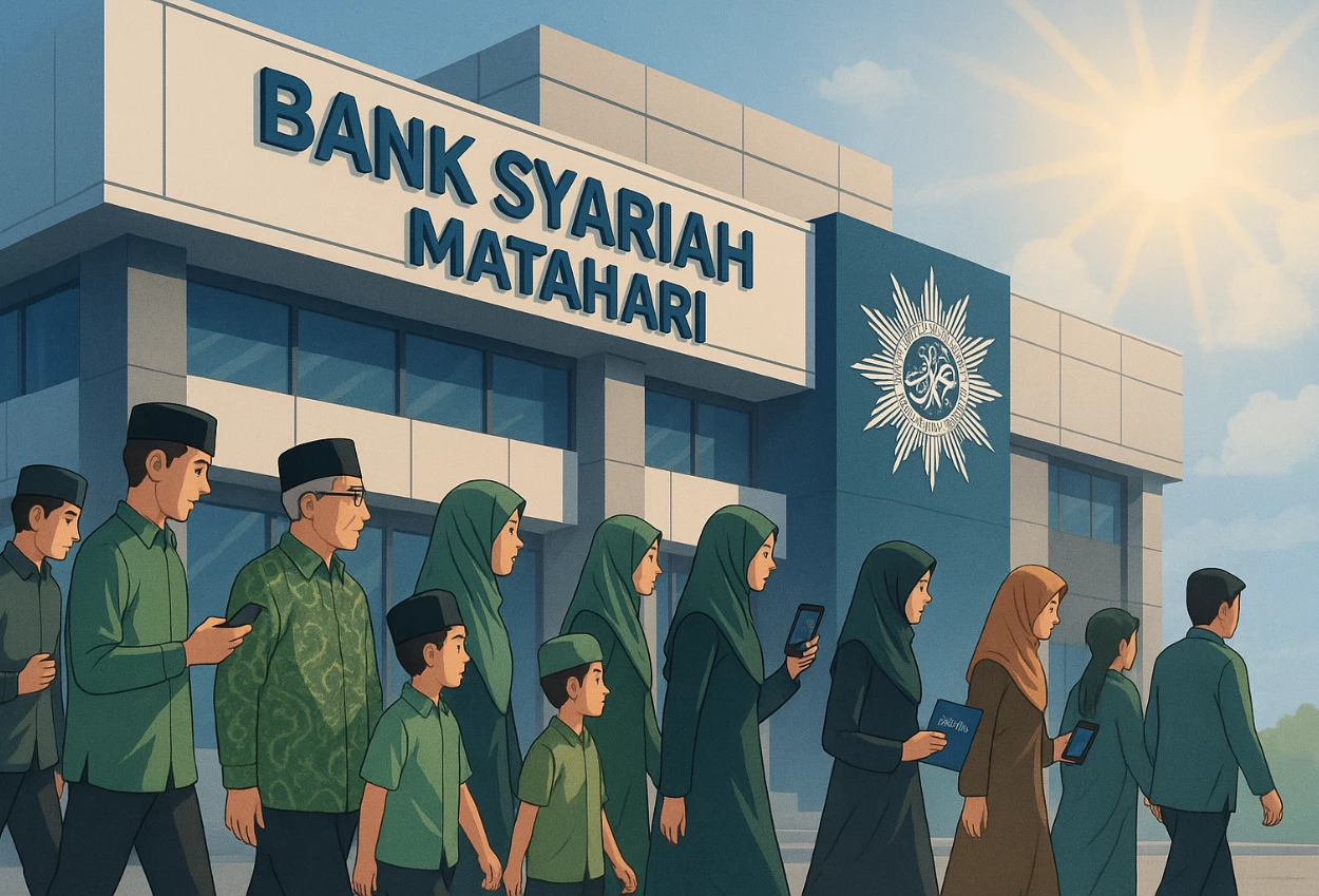 Seluruh anggota muhammadiyah diminta gunakan bank syariah matahari