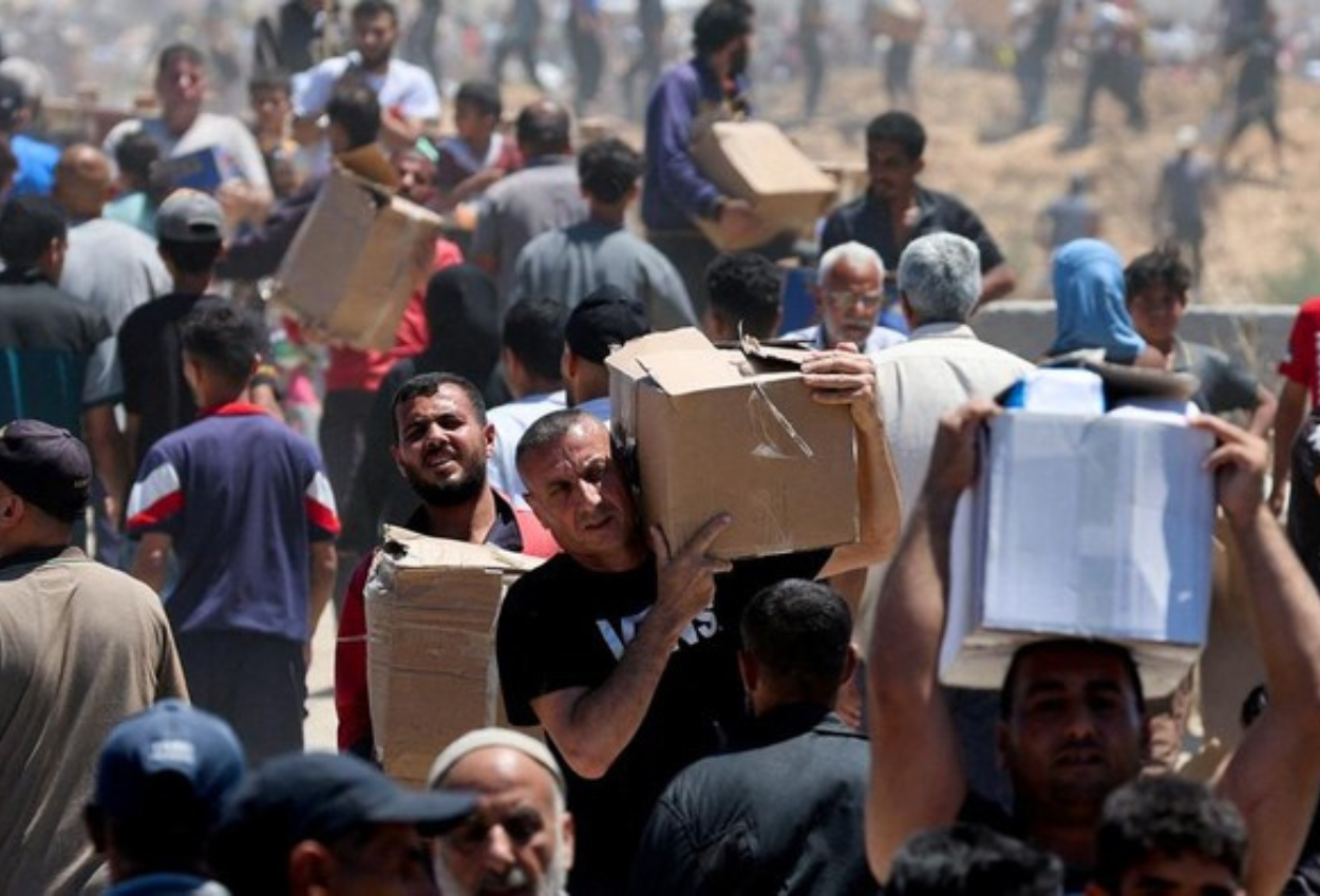 Sempat ditahan israel, truk bantuan mulai diperbolehkan masuk ke gaza