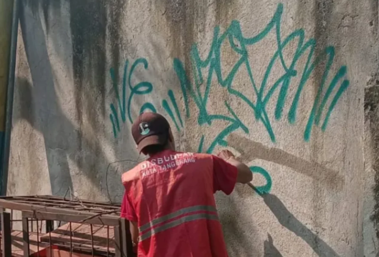 Tegas! pemkot tangerang ancam sanksi bagi pelaku vandalisme, bisa didenda rp5 juta