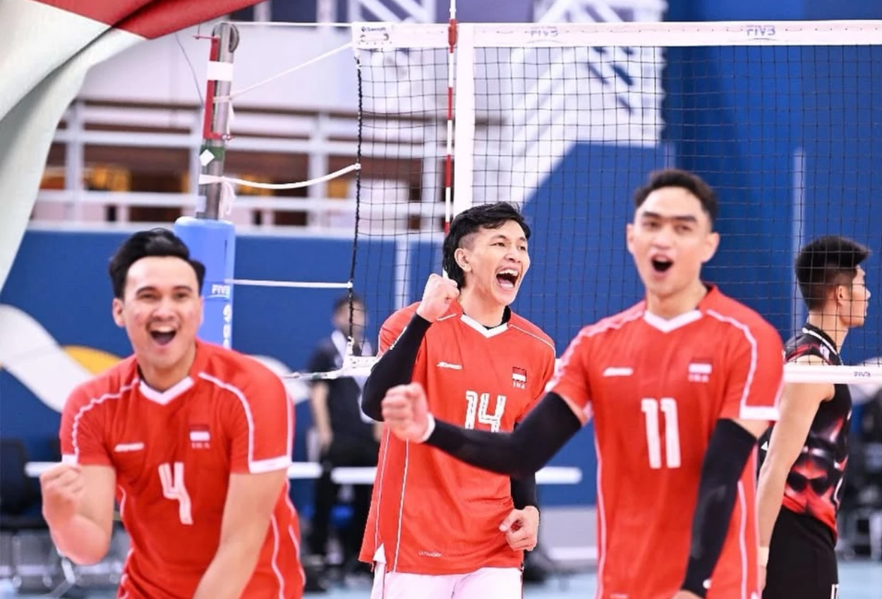 Timnas voli putra indonesia jadi runner up di sea v league