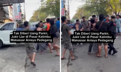 Tolak bayar rp10 ribu, jukir liar di makassar aniaya pedagang sayur