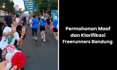 Viral! event lari di bandung bagi bagi bir, pihak komunitas minta maaf
