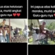 Viral! murid di papua rayakan kelulusan dengan menggendong guru mereka