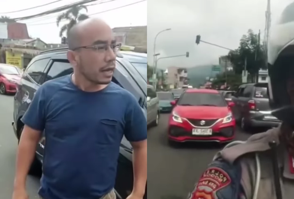 Viral! polisi di bogor cekcok saat kawal anak sakit karena dihadang pengendara lain
