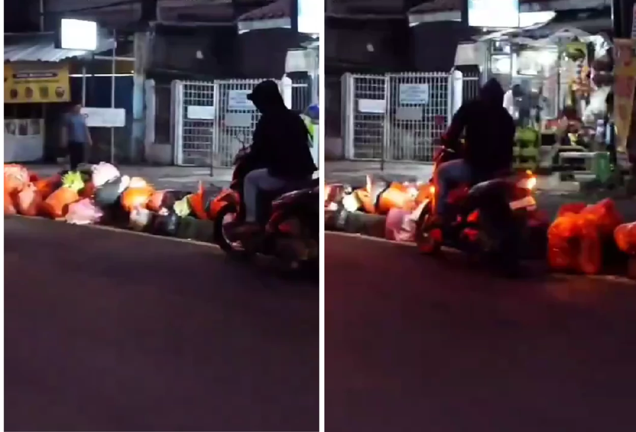 Viral trotoar di ciledug numpuk sampah karena ulah warga