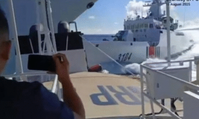 2 kapal milik china tabrakan saat kejar kapal patroli filipina