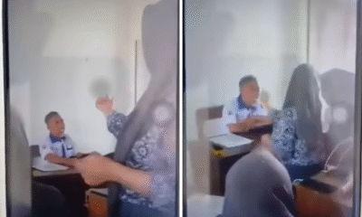 siswi smk acungkan jari tengah ke muka guru, orang tua nangis minta maaf