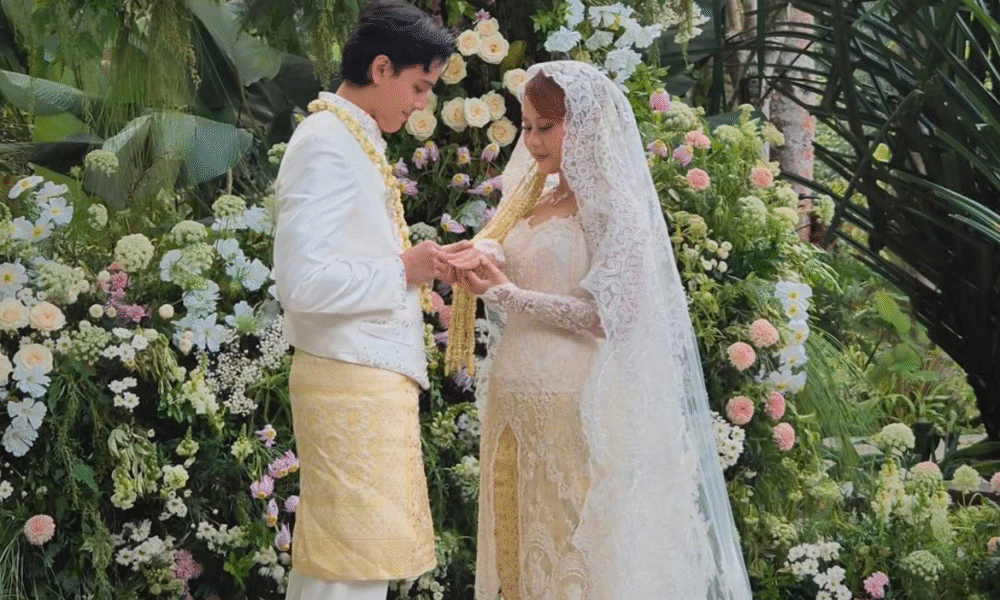 5 tahun pacaran, nadin amizah resmi menikah dengan faishal tanjung