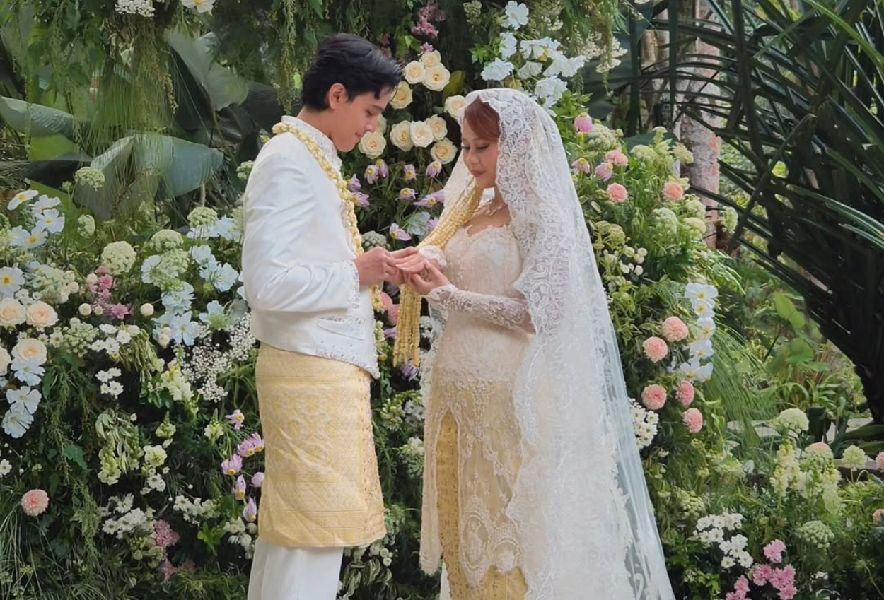 5 tahun pacaran, nadin amizah resmi menikah dengan faishal tanjung