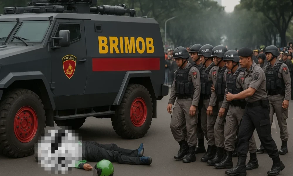 7 polisi ditangkap usai terlibat insiden dengan driver ojol