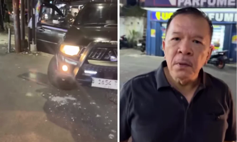 Aksi arogan pengemudi pajero di pondok aren, ngaku aparat hingga todongkan sajam