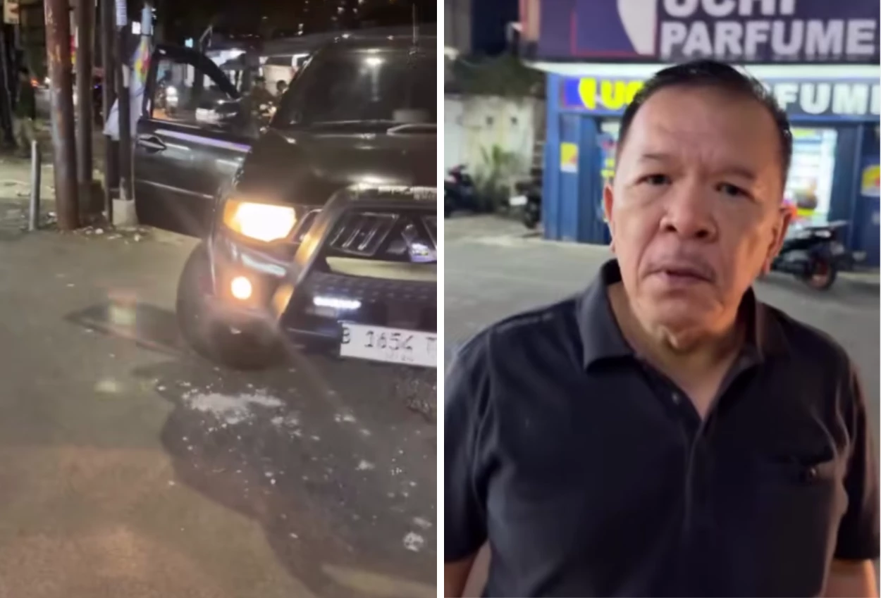 Aksi arogan pengemudi pajero di pondok aren, ngaku aparat hingga todongkan sajam