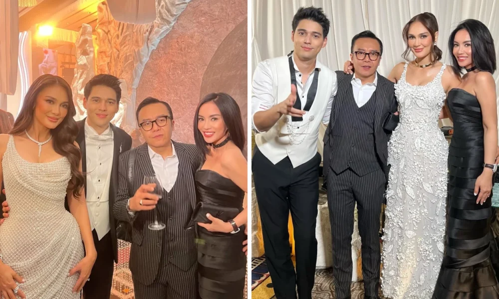 Ari lasso gandeng kekasih baru di resepsi luna maya maxime