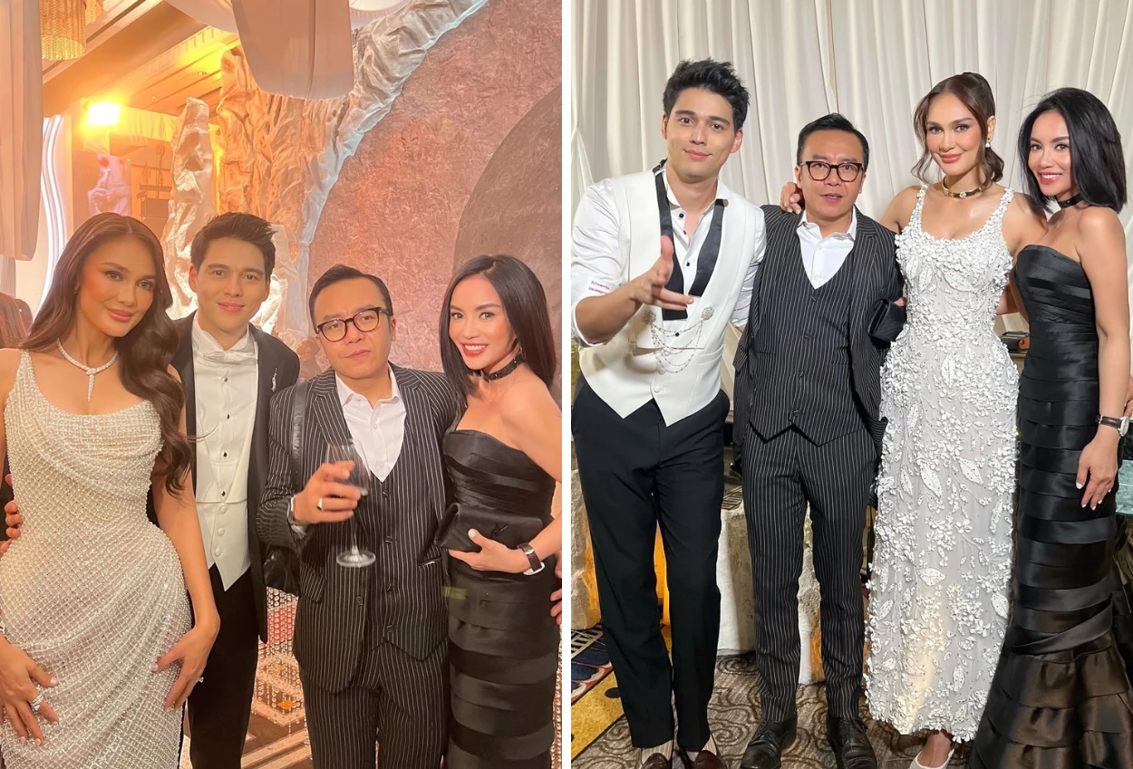 Ari lasso gandeng kekasih baru di resepsi luna maya maxime