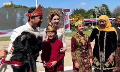 Arumi bachsin bawa pulang kambing etawa usai raih best costume di perayaan hut ri