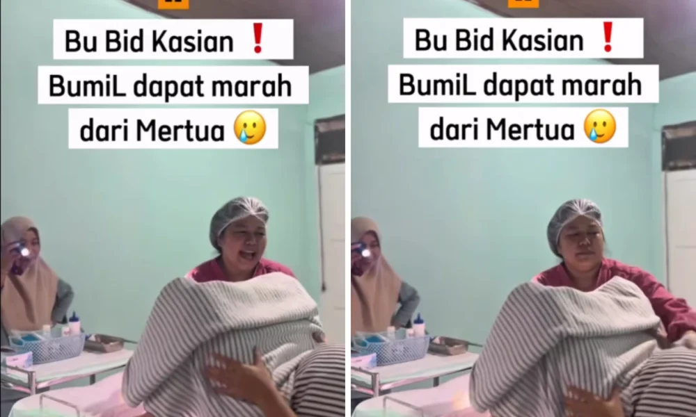 Bikin geram netizen! mertua diduga marahi menantu saat melahirkan