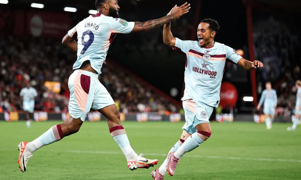 Brentford menang 2 0 dari bournemouth tanpa bryan mbeumo